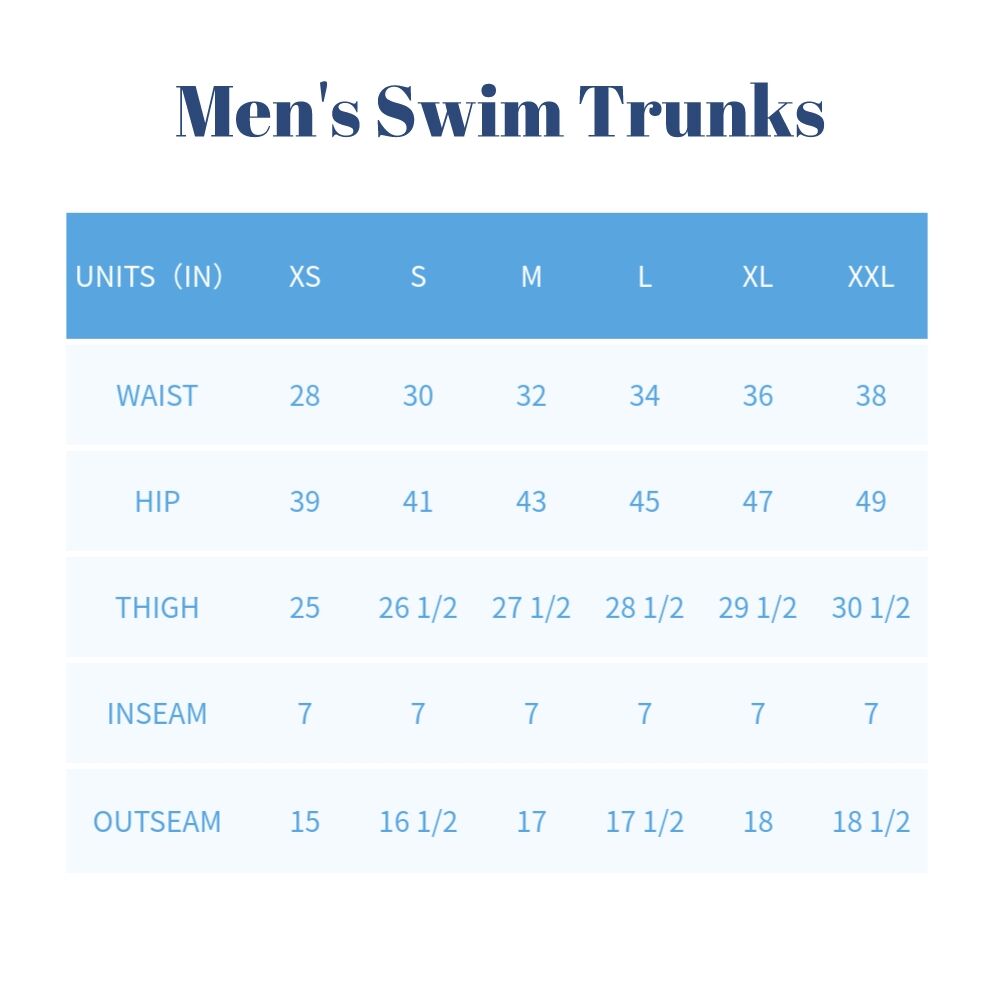 Striped Men Swim Trunks