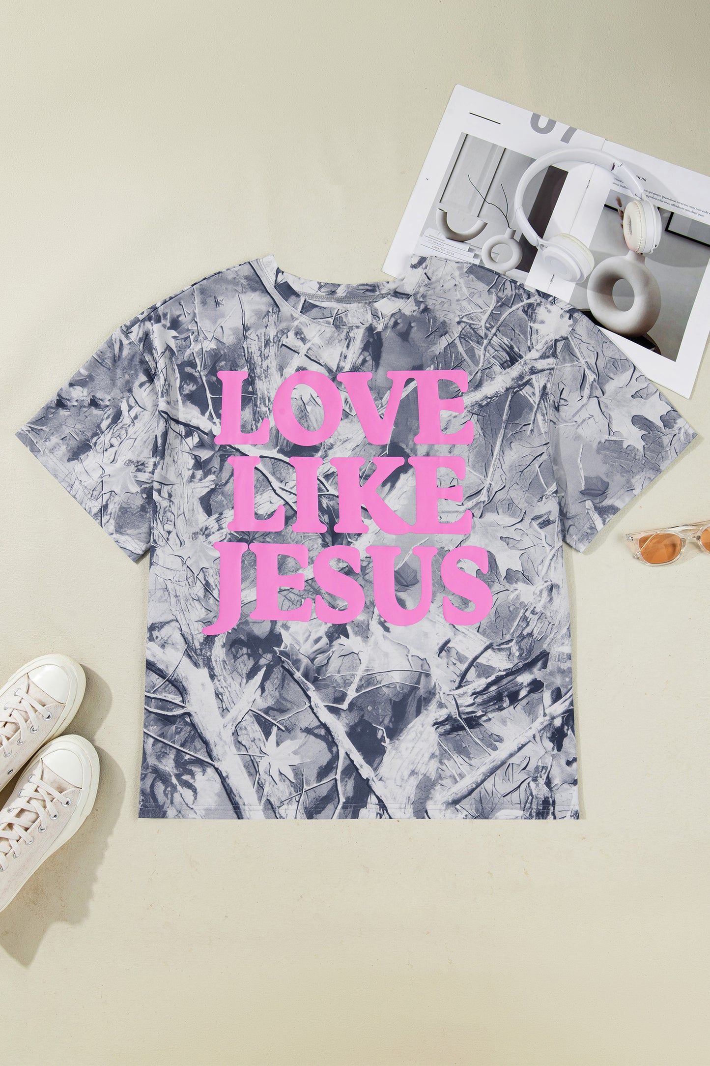 Camouflage LOVE LIKE JESUS T Shirt