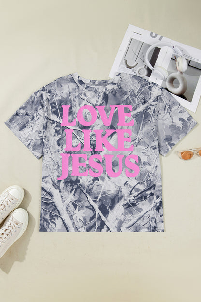 Camouflage LOVE LIKE JESUS T Shirt