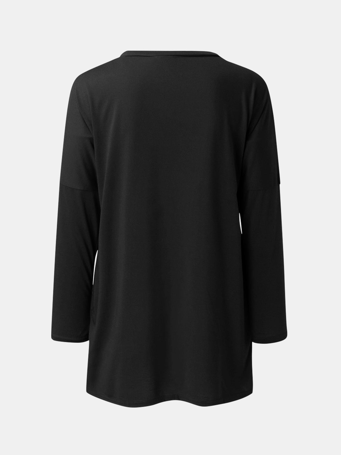 Round Neck Long Sleeve Tunic