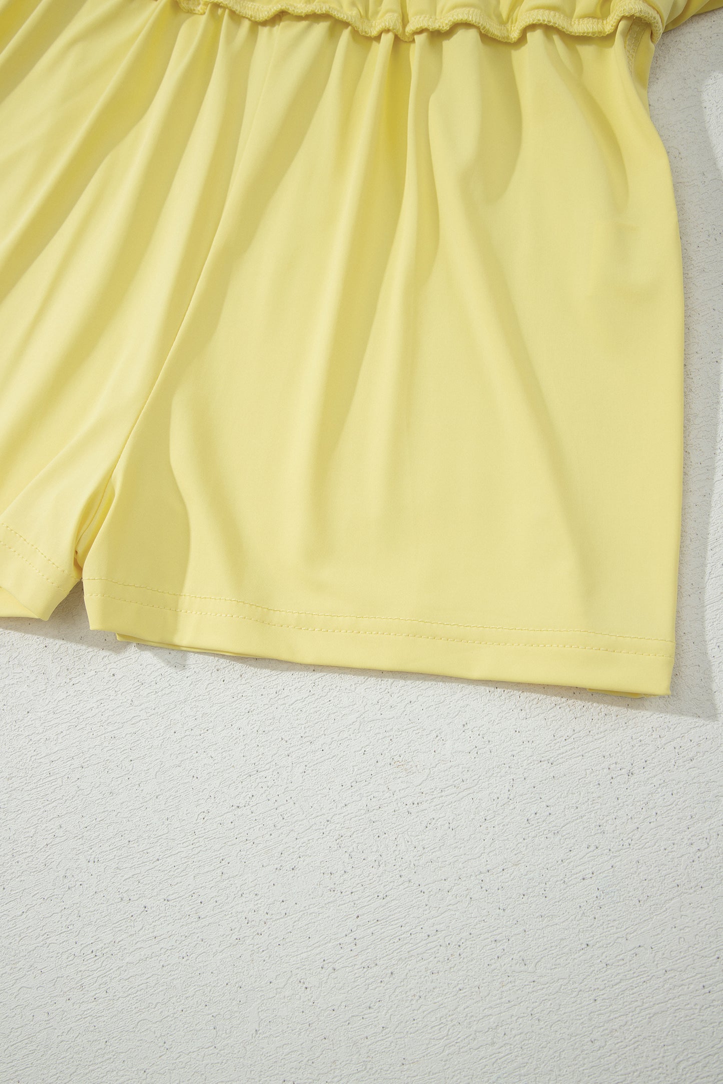 Drawstring Elastic Waistband Lined Skorts