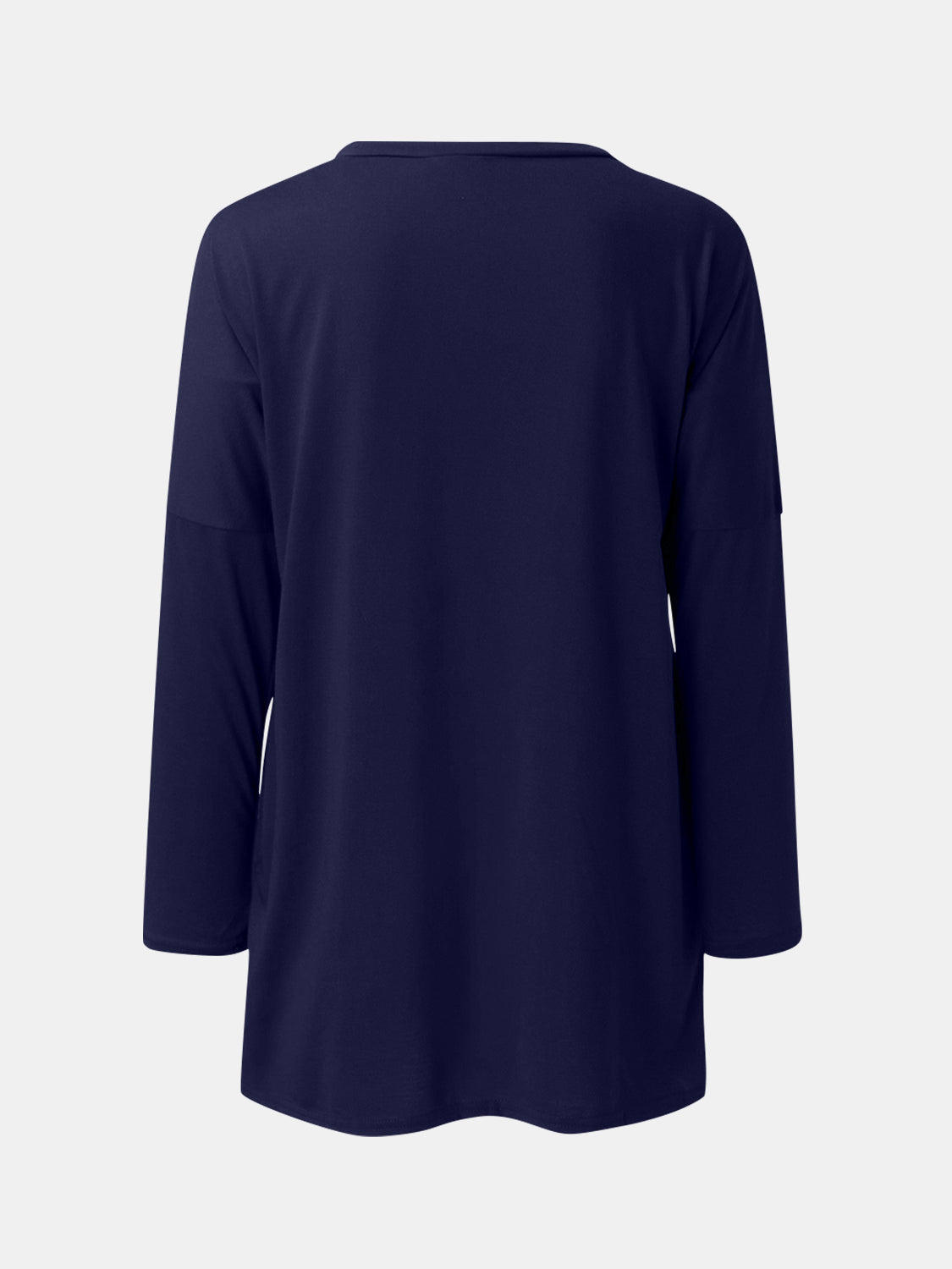 Round Neck Long Sleeve Tunic
