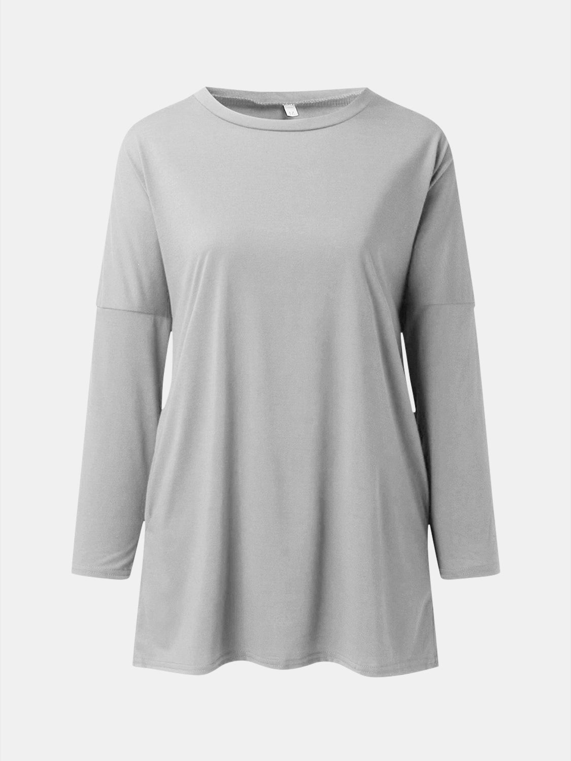 Round Neck Long Sleeve Tunic