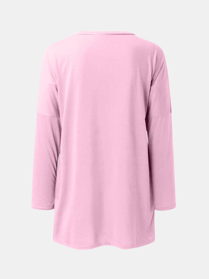 Round Neck Long Sleeve Tunic