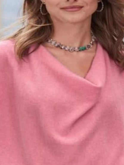Cowl Neck Long Sleeve Top