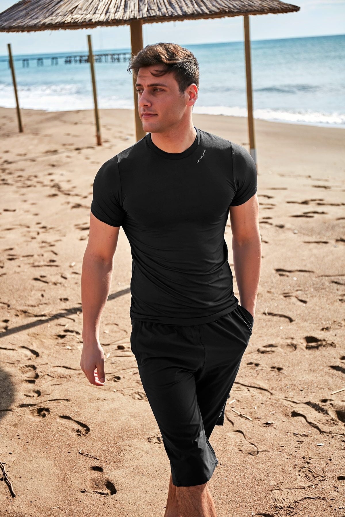 Men's Black Swim Shorts