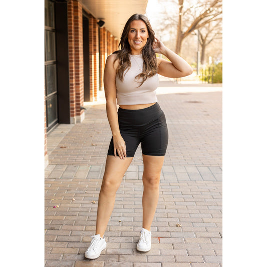 Tummy Control 5" Biker Shorts