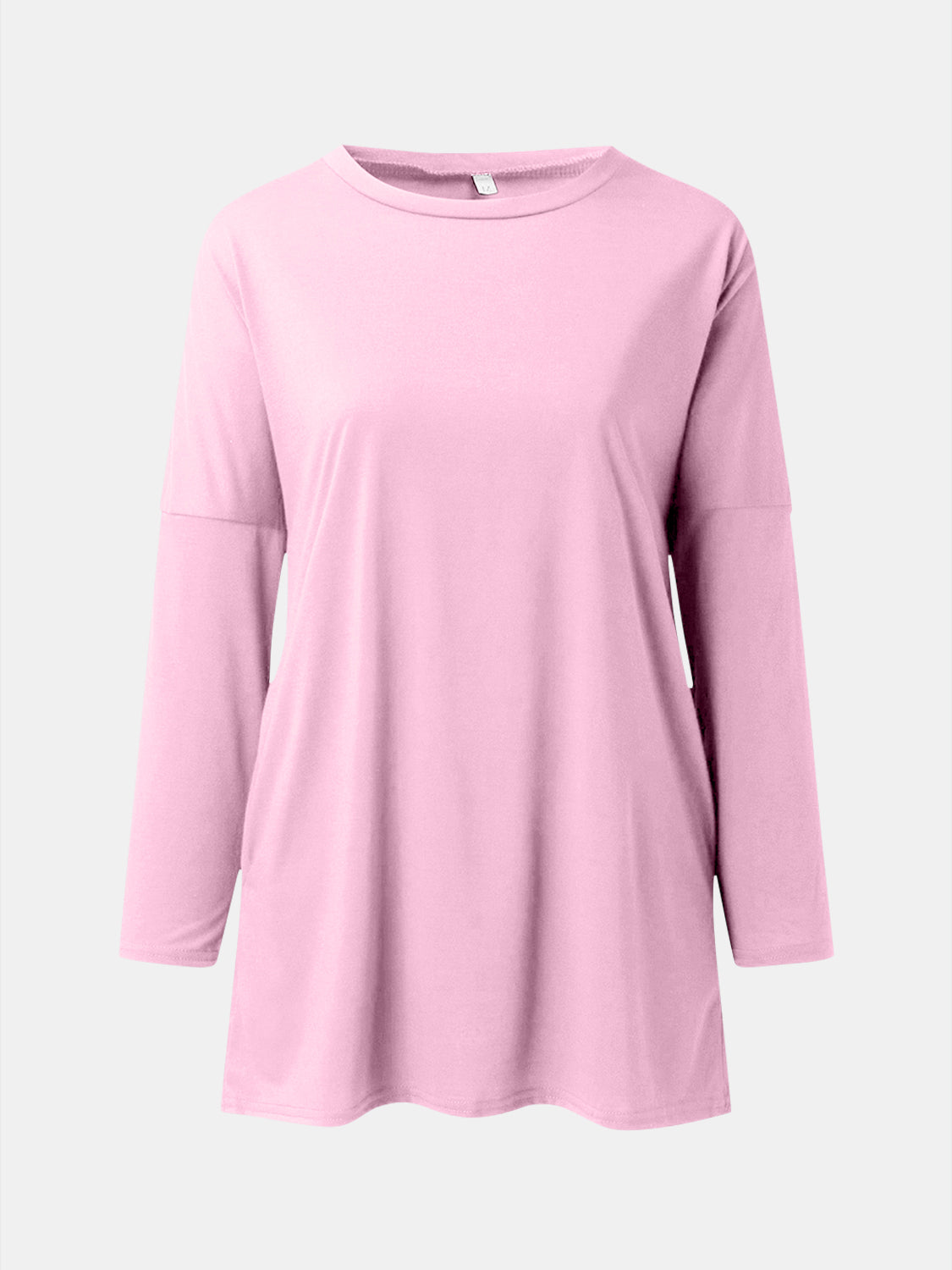 Round Neck Long Sleeve Tunic