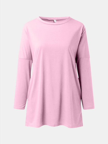 Round Neck Long Sleeve Tunic