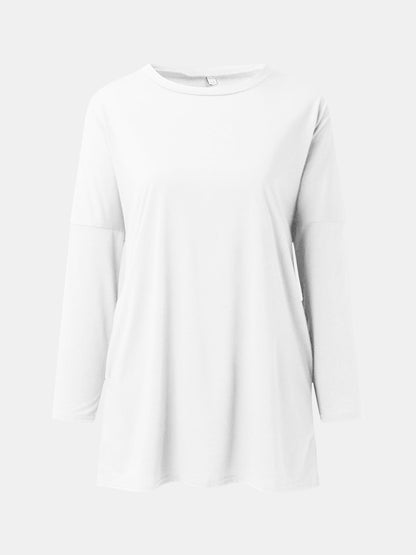 Round Neck Long Sleeve Tunic