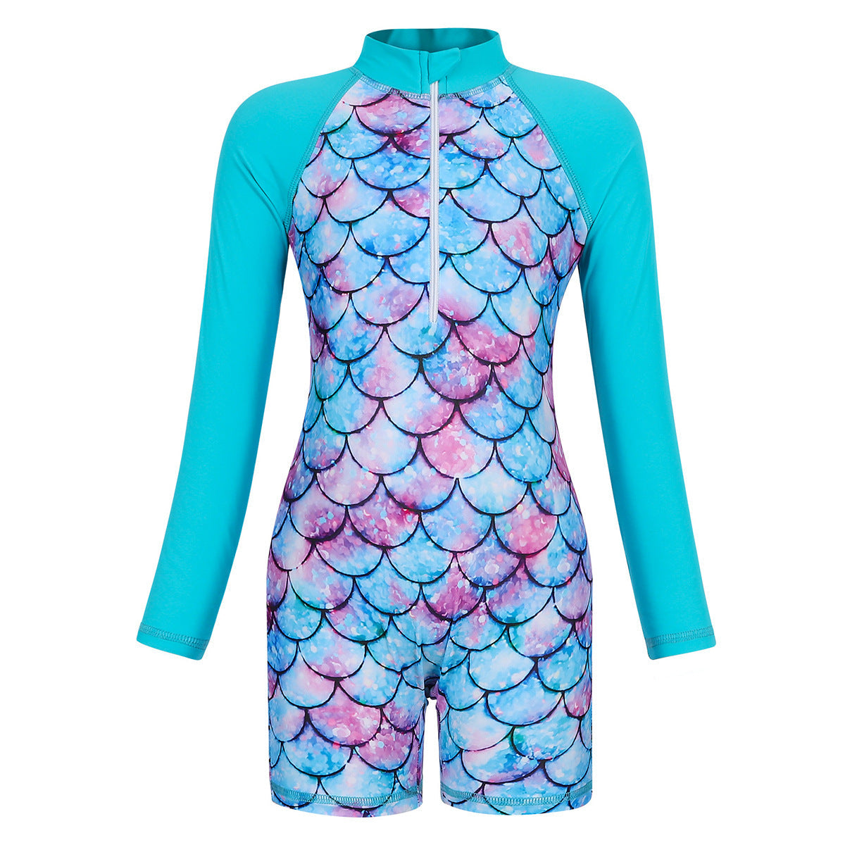 Children's Sun Protection Surfing Girls' Swimsuit