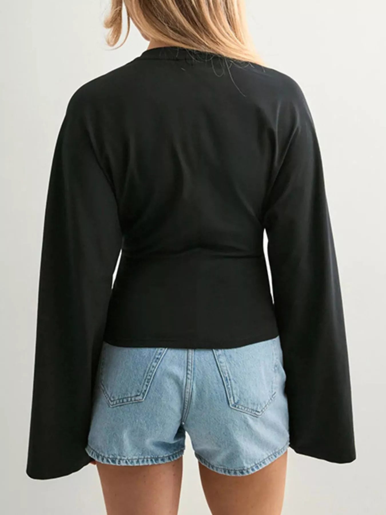 Long Sleeve Fitted Dress Top