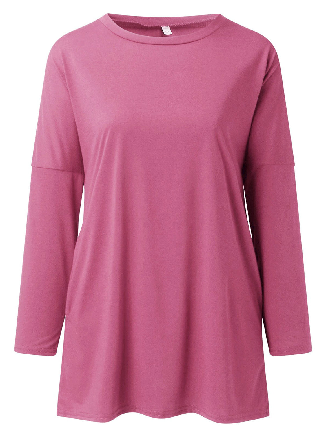 Round Neck Long Sleeve Tunic