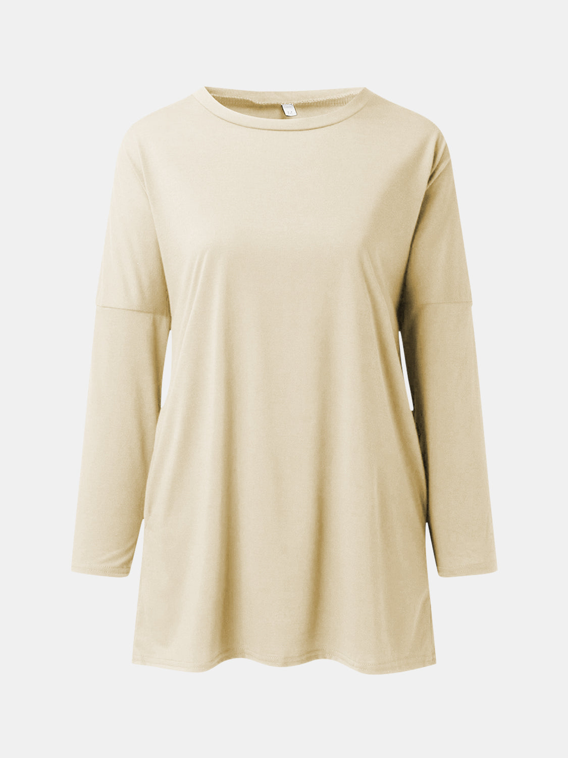 Round Neck Long Sleeve Tunic