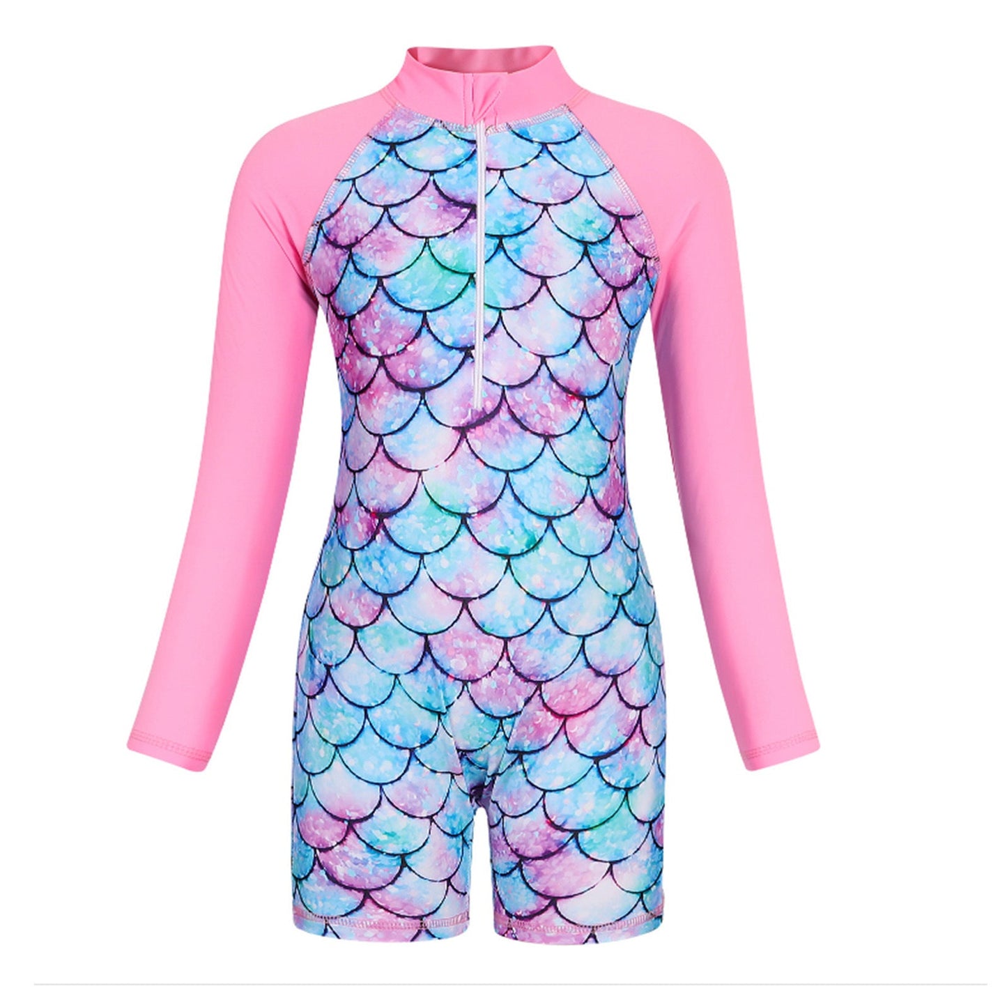 Children's Sun Protection Surfing Girls' Swimsuit
