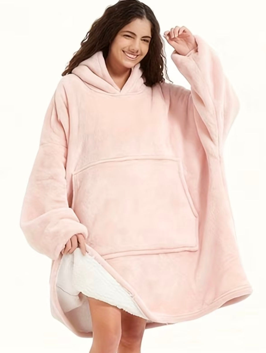 COMFY COZY HOODED BLANKET SNUGGY