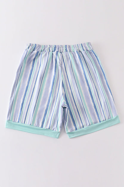 Striped Men Swim Trunks