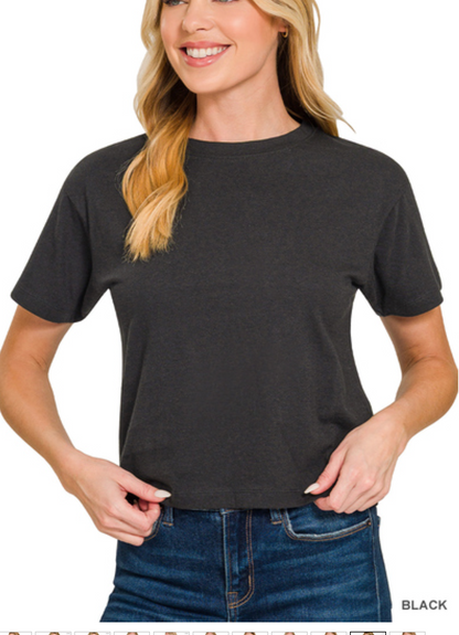 ZENANA CREW NECK TEE