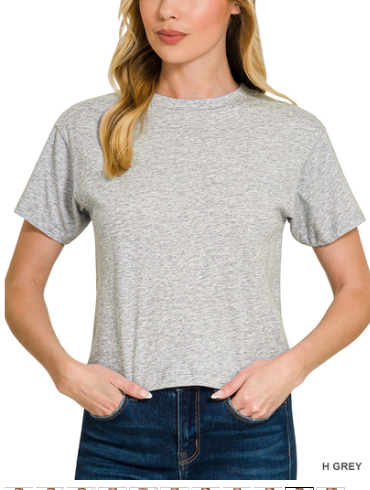 ZENANA CREW NECK TEE