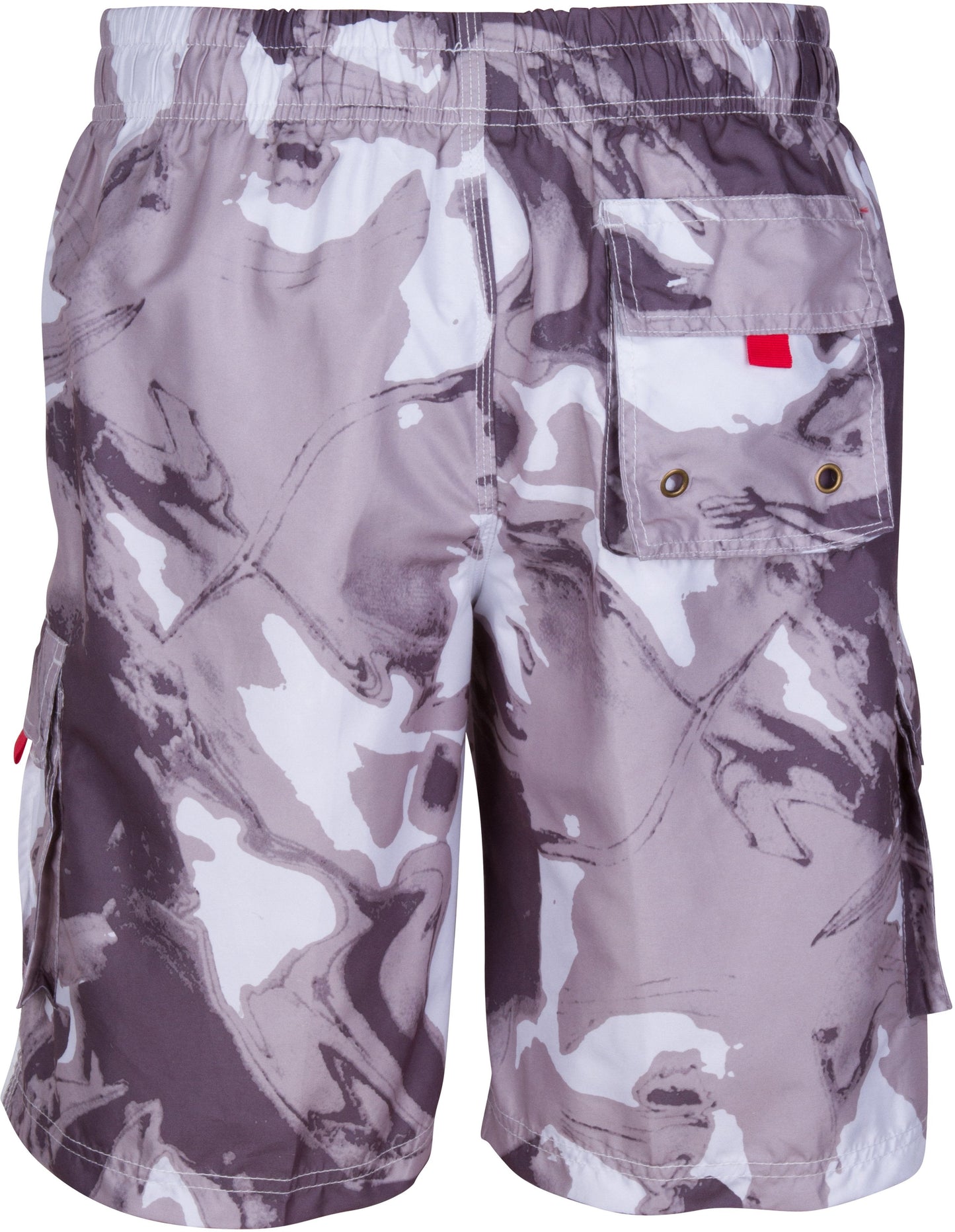 Mens Wave Design Swim Trunks
