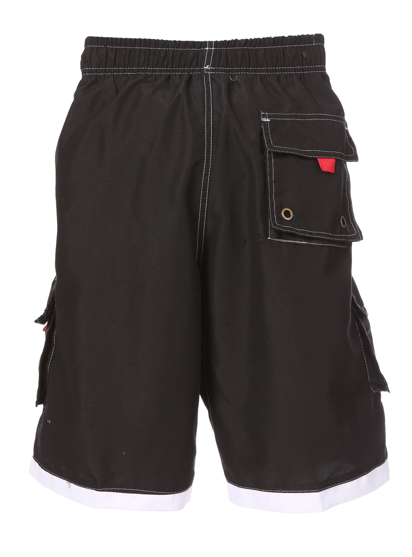 Mens Striped Swim Trunks
