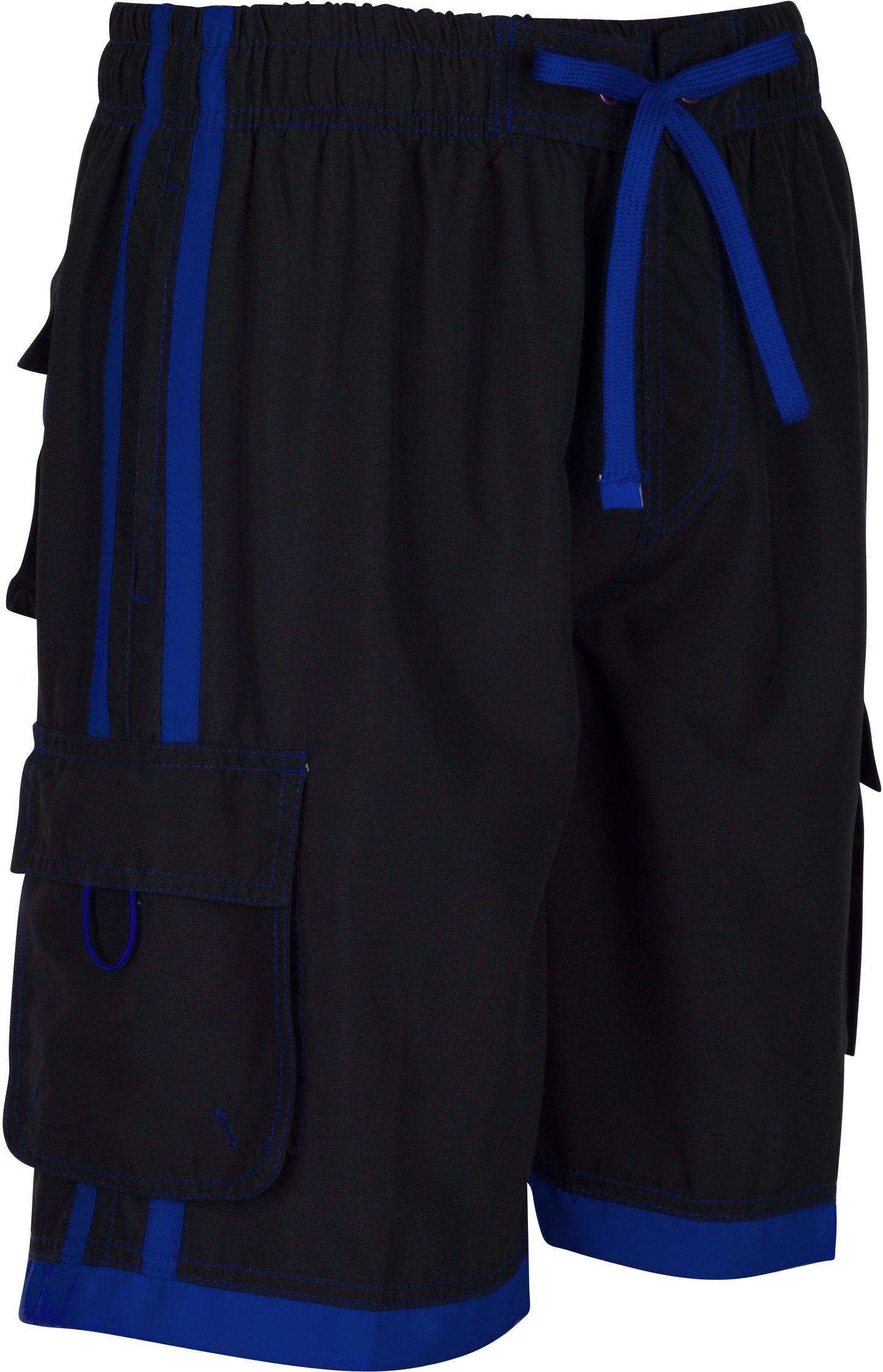 Mens Striped Swim Trunks