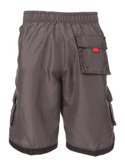 Mens Striped Swim Trunks