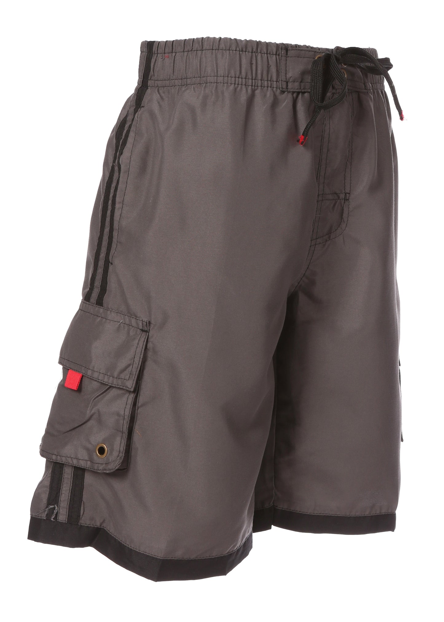 Mens Striped Swim Trunks