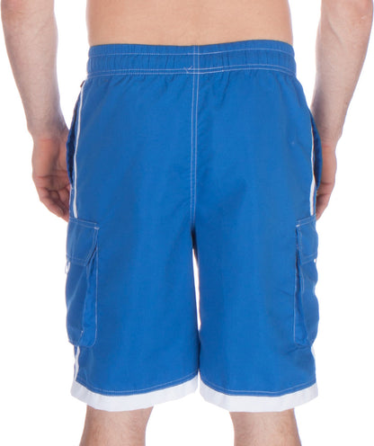 Mens Striped Swim Trunks