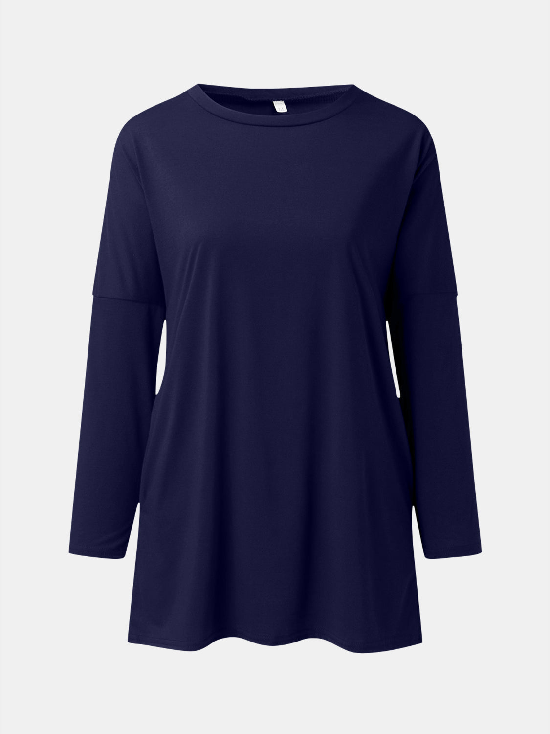 Round Neck Long Sleeve Tunic
