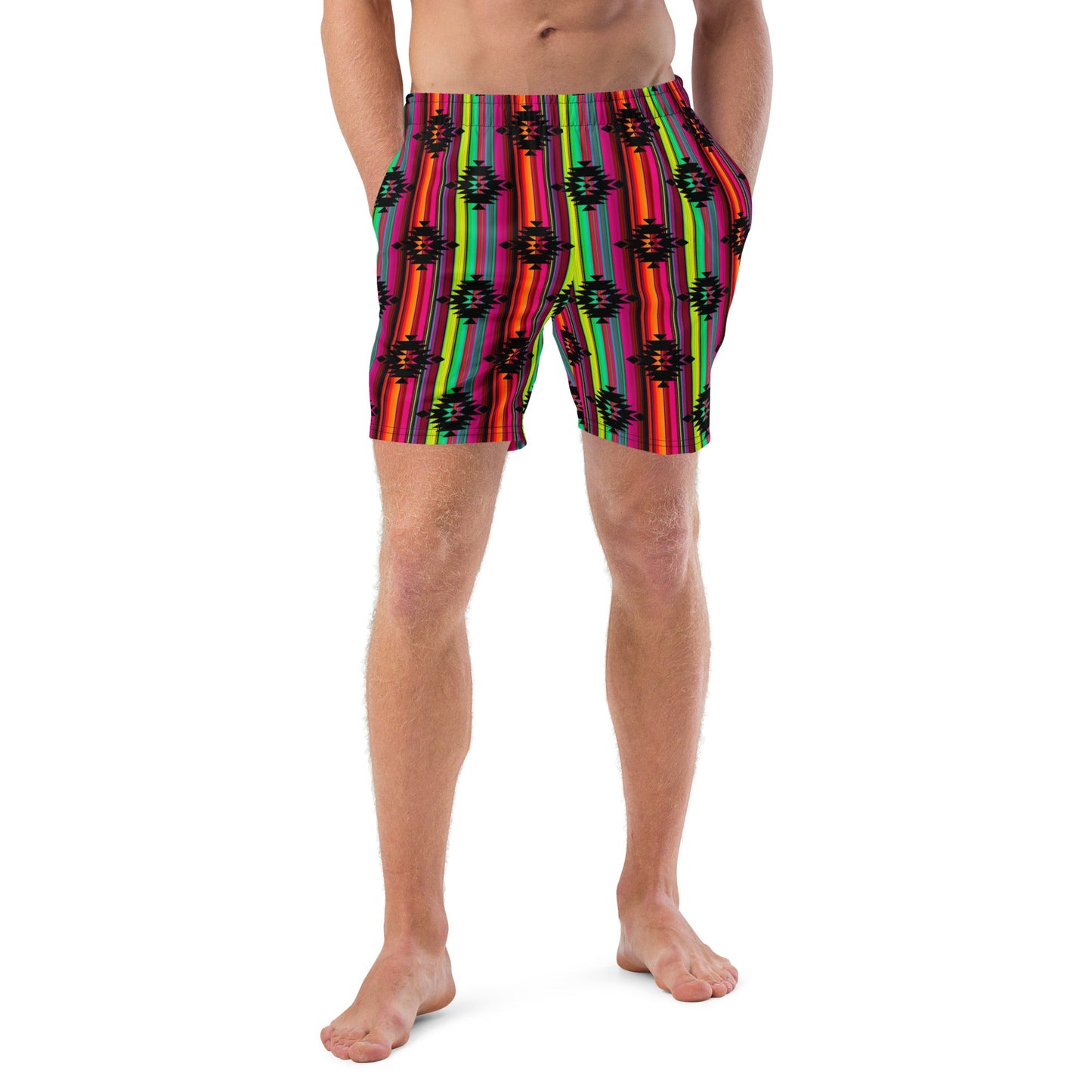 Aztec Serape Swim Trunks
