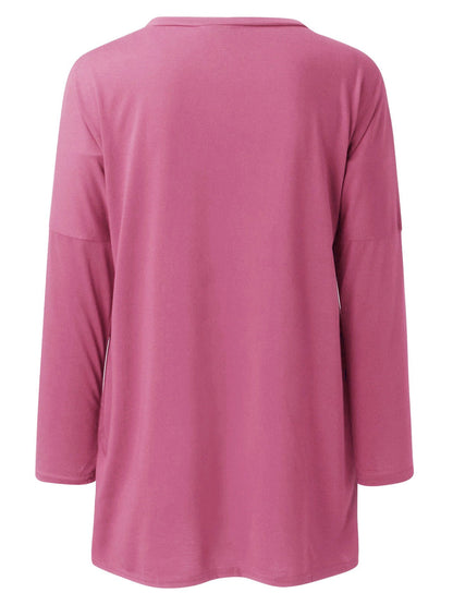 Round Neck Long Sleeve Tunic