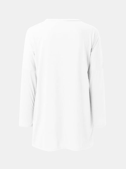 Round Neck Long Sleeve Tunic