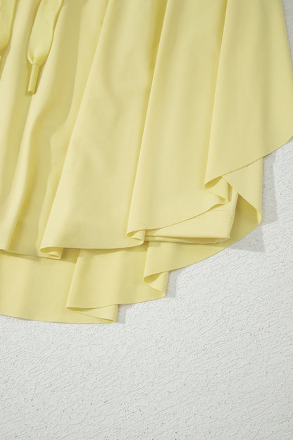 Drawstring Elastic Waistband Lined Skorts