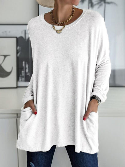 Round Neck Long Sleeve Tunic