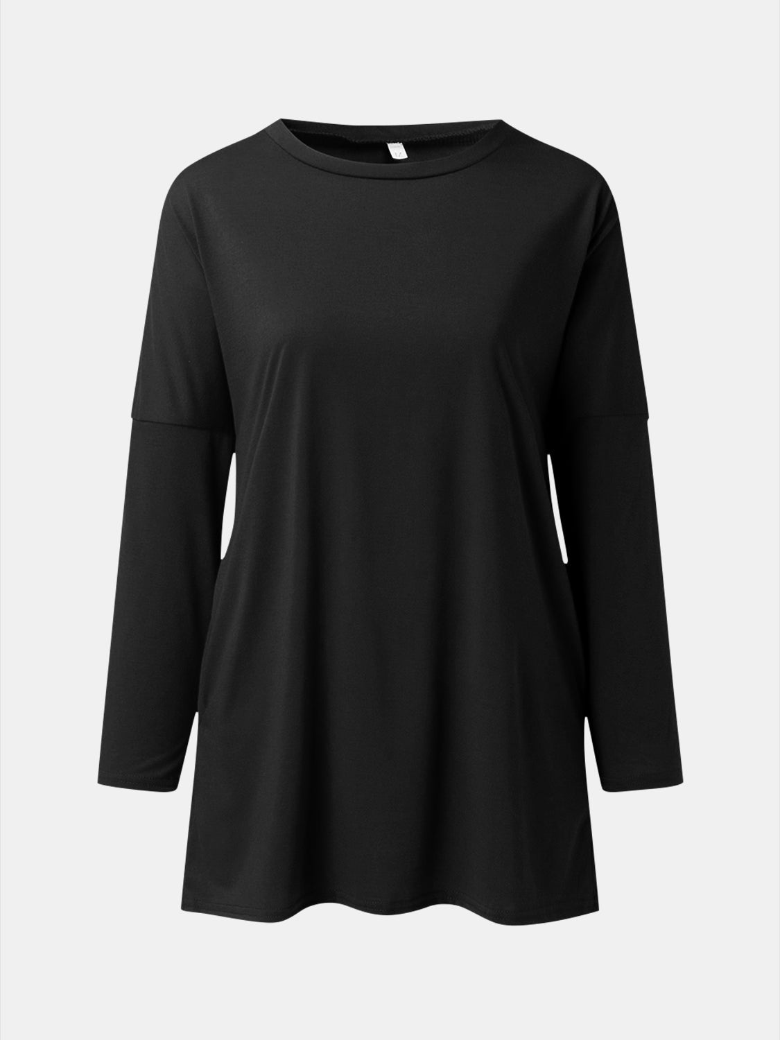 Round Neck Long Sleeve Tunic