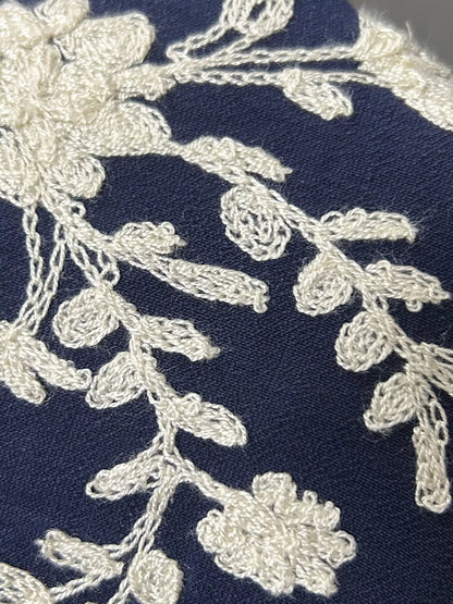 Floral Embroidered Long Sleeve Blouse