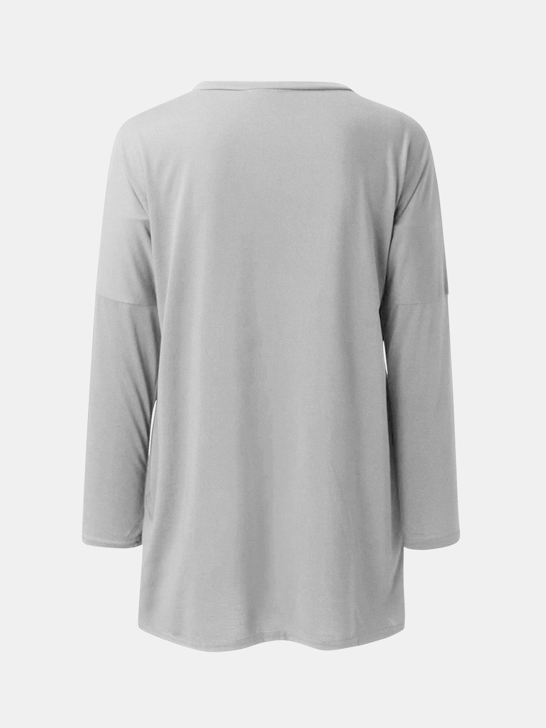Round Neck Long Sleeve Tunic