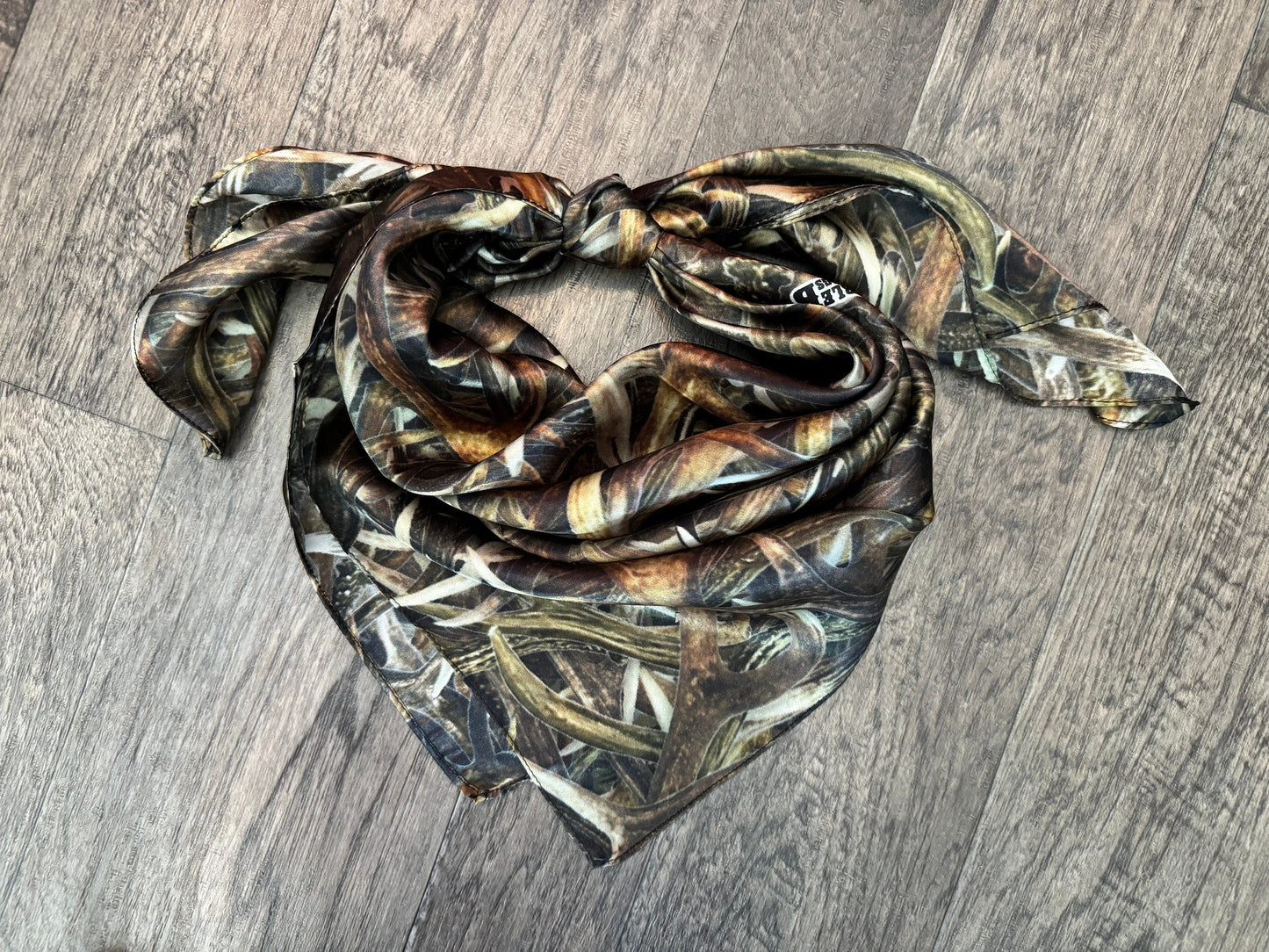 100% Silk Bandana Deer Antler Camo