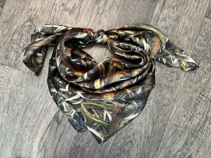 100% Silk Bandana Deer Antler Camo