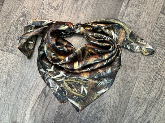 100% Silk Bandana Deer Antler Camo