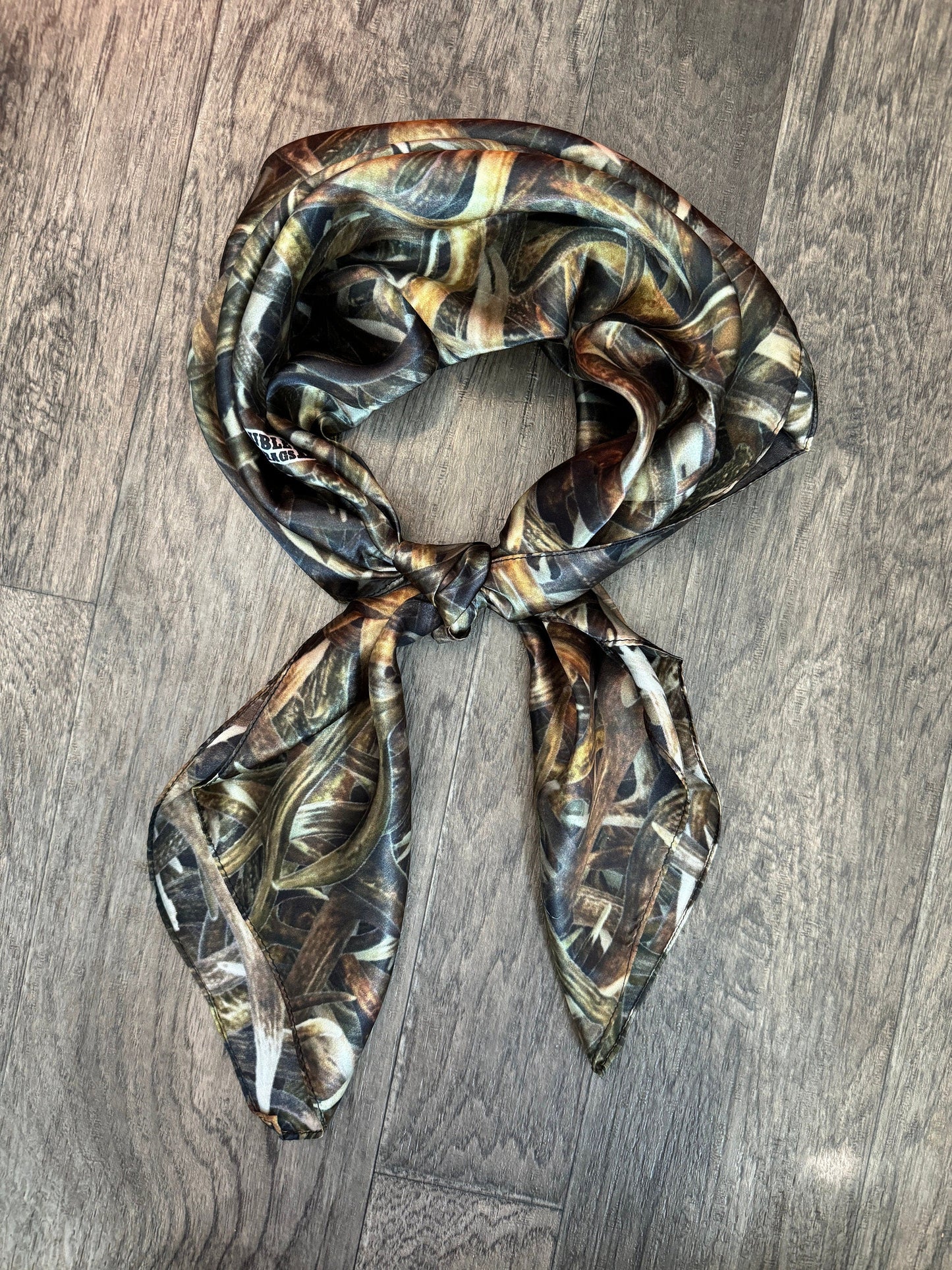 100% Silk Bandana Deer Antler Camo