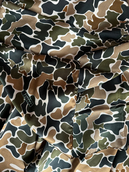 100% Silk Bandana Duck Camouflage Browns and Greens